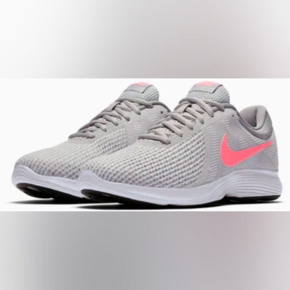 Nike Revolution 4 Pure Platinum Sunset Pulse Sneakers Size 9.5 NWOT MSRP $75 - Picture 1 of 9